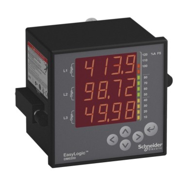 METSEDM6000 - DM6000 digital meter with basic readings no communication - Schneider Electric - DM6000 digital meter with basic readings no communication - Schneider Electric - 0