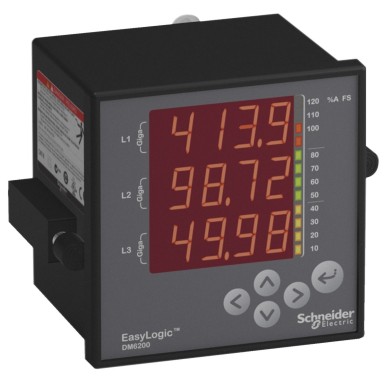 METSEDM6200 - DM6200 digital meter with basic readings with communication - Schneider Electric - DM6200 digital meter with basic readings with communication - Schneider Electric - 0