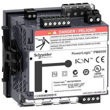 METSEPM8240 - PowerLogic PM8000 - PM8240 Panel mount meter - intermediate metering - Schneider Electric - PowerLogic PM8000 - PM8240 Panel mount meter - intermediate metering - Schneider Electric - 1