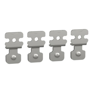 NSYAEFPFSC - Set of 4 wall fixing lugs, made of steel. For Spacial S3D & CRNG enclosure - Schneider Electric - Set of 4 wall fixing lugs, made of steel. For Spacial S3D & CRNG enclosure - Schneider Electric - 0