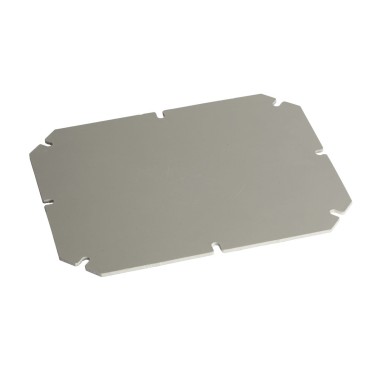 NSYAMPM1916TB - Mounting plate in galvanized steel, thickness 1.5 mm For boxes of H175W150 mm - Schneider Electric - Mounting plate in galvanized steel, thickness 1.5 mm For boxes of H175W150 mm - Schneider Electric - 0