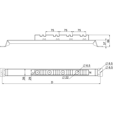 NSYAS600 - Setting support 600 mm - Schneider Electric - Setting support 600 mm - Schneider Electric - 0