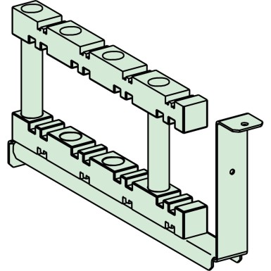 NSYBHS600 - Horizontal bar support up to 3200 A 600 mm - Schneider Electric - Horizontal bar support up to 3200 A 600 mm - Schneider Electric - 0