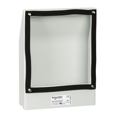 NSYCAP223LZF - Painted steel cover cutout 223x223mm with filter IP55 - Schneider Electric - Painted steel cover cutout 223x223mm with filter IP55 - Schneider Electric - 2