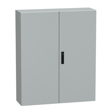 NSYCRNG1210300D - Spacial CRNG dbl plain door w/o mount.plate. H1200xW1000xD300 IP55 IK10 RAL7035 - Schneider Electric - Spacial CRNG dbl plain door w/o mount.plate. H1200xW1000xD300 IP55 IK10 RAL7035 - Schneider Electric - 0