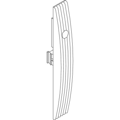 NSYEBPLAG - Large polyamid escucheon to receive insert of the lock in vers.PLA Ral 7035 - Schneider Electric - Large polyamid escucheon to receive insert of the lock in vers.PLA Ral 7035 - Schneider Electric - 0