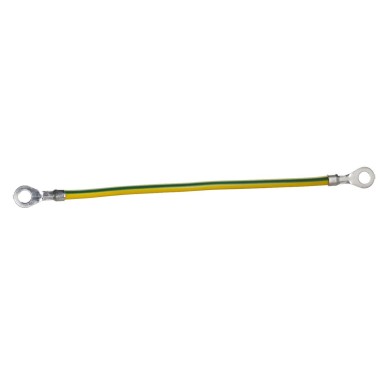 NSYEL166D6 - Earth leads section 6mmІ, length 160mm, eyelet hole 6,4mm. Packaging unit: 10. - Schneider Electric - Earth leads section 6mmІ, length 160mm, eyelet hole 6,4mm. Packaging unit: 10. - Schneider Electric - 0