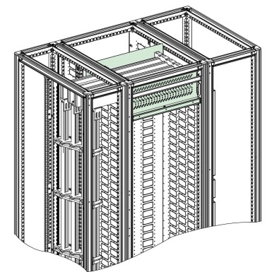 NSYHPF2B3M64 - Spacial SFM horizontal busbar barrier 3M form 2b W600xD400 mm - Schneider Electric - Spacial SFM horizontal busbar barrier 3M form 2b W600xD400 mm - Schneider Electric - 0