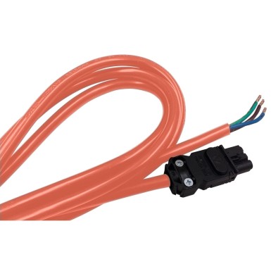 NSYLAM3MN - Orange Power cable 3m long for IEC Multifixing LED lamps - Schneider Electric - Orange Power cable 3m long for IEC Multifixing LED lamps - Schneider Electric - 0