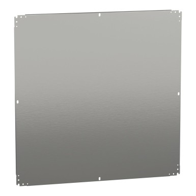 NSYMM1010 - Plain mounting plate H1000xW1000mm made of galvanised sheet steel - Schneider Electric - Plain mounting plate H1000xW1000mm made of galvanised sheet steel - Schneider Electric - 0