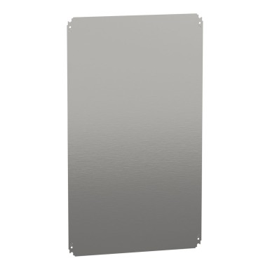 NSYMM106 - Plain mounting plate H1000xW600mm made of galvanised sheet steel - Schneider Electric - Plain mounting plate H1000xW600mm made of galvanised sheet steel - Schneider Electric - 0