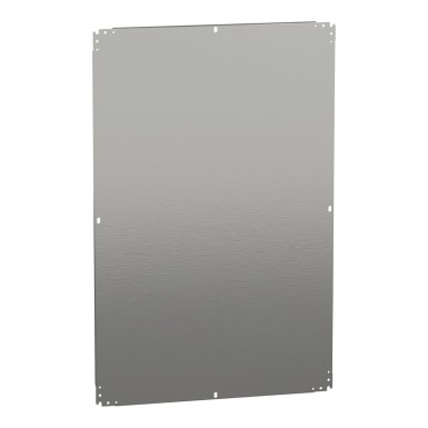 NSYMM128 - Plain mounting plate H1200xW800mm made of galvanised sheet steel - Schneider Electric - Plain mounting plate H1200xW800mm made of galvanised sheet steel - Schneider Electric - 0