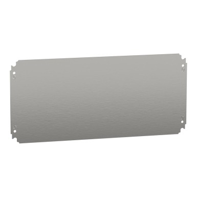 NSYMM36 - Plain mounting plate H300xW600mm made of galvanised sheet steel - Schneider Electric - Plain mounting plate H300xW600mm made of galvanised sheet steel - Schneider Electric - 0