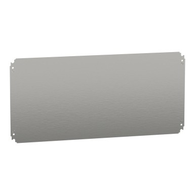 NSYMM48 - Plain mounting plate H400xW800mm made of galvanised sheet steel - Schneider Electric - Plain mounting plate H400xW800mm made of galvanised sheet steel - Schneider Electric - 0