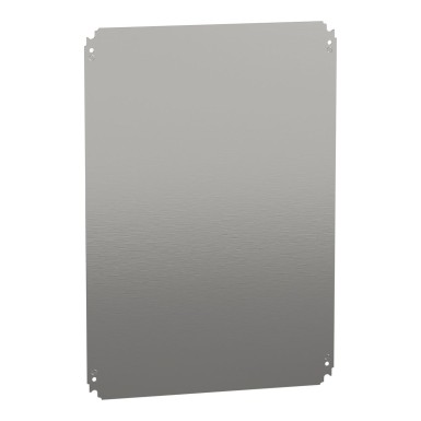 NSYMM75 - Plain mounting plate H700xW500mm made of galvanised sheet steel - Schneider Electric - Plain mounting plate H700xW500mm made of galvanised sheet steel - Schneider Electric - 0