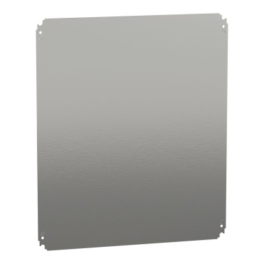 NSYMM76 - Plain mounting plate H700xW600mm made of galvanised sheet steel - Schneider Electric - Plain mounting plate H700xW600mm made of galvanised sheet steel - Schneider Electric - 0