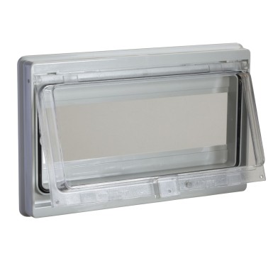 NSYMW10MK - Modular front panel with sealed window. Opening 46 x180mm (10 modules). - Schneider Electric - Modular front panel with sealed window. Opening 46 x180mm (10 modules). - Schneider Electric - 0