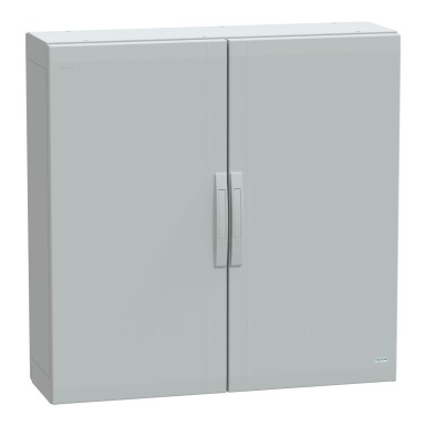 NSYPLA10103G - Floor standing polyester enclosure, Thalassa PLA, plain door, completely sealed, 1000x1000x320mm, IP65, IK10 - Schneider Electric - Floor standing polyester enclosure, Thalassa PLA, plain door, completely sealed, 1000x1000x320mm, IP65, IK10 - Schneider Electric - 0