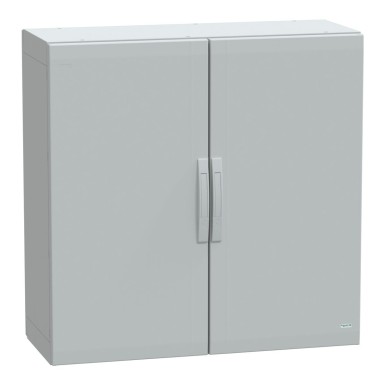 NSYPLA10104G - Floor standing polyester enclosure, Thalassa PLA, plain door, completely sealed, 1000x1000x420mm, IP65, IK10 - Schneider Electric - Floor standing polyester enclosure, Thalassa PLA, plain door, completely sealed, 1000x1000x420mm, IP65, IK10 - Schneider Electric - 0