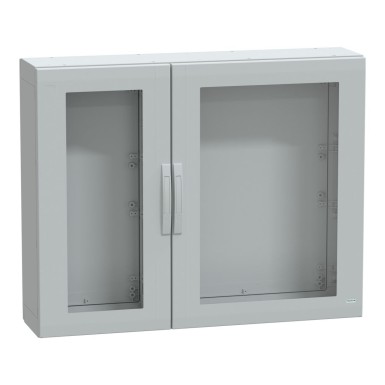 NSYPLA10123TG - Floor standing polyester enclosure, Thalassa PLA, glazed door, completely sealed, 1000x1250x320mm, IP65, IK08 - Schneider Electric - Floor standing polyester enclosure, Thalassa PLA, glazed door, completely sealed, 1000x1250x320mm, IP65, IK08 - Schneider Electric - 0