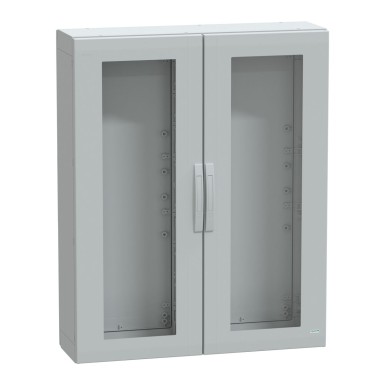 NSYPLA12103TG - Floor standing polyester enclosure, Thalassa PLA, glazed door, completely sealed, 1250x1000x320mm, IP65, IK08 - Schneider Electric - Floor standing polyester enclosure, Thalassa PLA, glazed door, completely sealed, 1250x1000x320mm, IP65, IK08 - Schneider Electric - 0