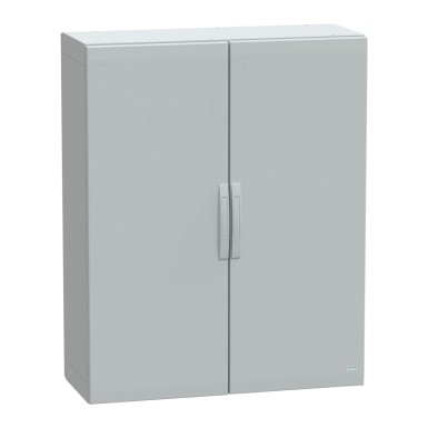 NSYPLA12104G - Floor standing polyester enclosure, Thalassa PLA, plain door, completely sealed, 1250x1000x420mm, IP65, IK10 - Schneider Electric - Floor standing polyester enclosure, Thalassa PLA, plain door, completely sealed, 1250x1000x420mm, IP65, IK10 - Schneider Electric - 0