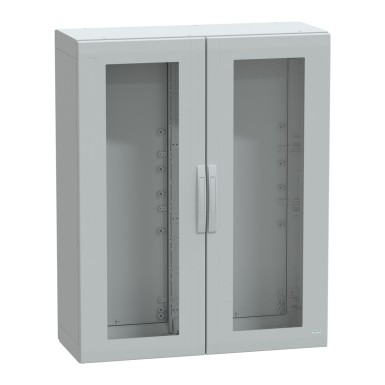 NSYPLA12104TG - Floor standing polyester enclosure, Thalassa PLA, glazed door, completely sealed, 1250x1000x420mm, IP65, IK08 - Schneider Electric - Floor standing polyester enclosure, Thalassa PLA, glazed door, completely sealed, 1250x1000x420mm, IP65, IK08 - Schneider Electric - 0