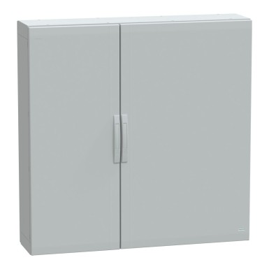 NSYPLA12123G - Floor standing polyester enclosure, Thalassa PLA, plain door, completely sealed, 1250x1250x320mm, IP65, IK10 - Schneider Electric - Floor standing polyester enclosure, Thalassa PLA, plain door, completely sealed, 1250x1250x320mm, IP65, IK10 - Schneider Electric - 0