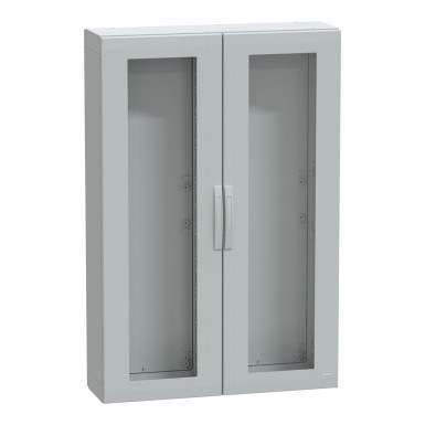 NSYPLA15103TG - Floor standing polyester enclosure, Thalassa PLA, glazed door, completely sealed, 1500x1000x320mm, IP65, IK08 - Schneider Electric - Floor standing polyester enclosure, Thalassa PLA, glazed door, completely sealed, 1500x1000x320mm, IP65, IK08 - Schneider Electric - 0