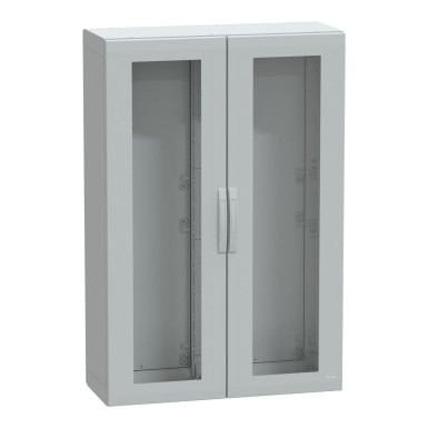 NSYPLA15104TG - Floor standing polyester enclosure, Thalassa PLA, glazed door, completely sealed, 1500x1000x420mm, IP65, IK08 - Schneider Electric - Floor standing polyester enclosure, Thalassa PLA, glazed door, completely sealed, 1500x1000x420mm, IP65, IK08 - Schneider Electric - 0