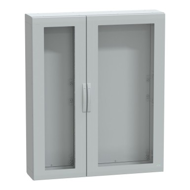 NSYPLA15123TG - Floor standing polyester enclosure, Thalassa PLA, glazed door, completely sealed, 1500x1250x320mm, IP65, IK08 - Schneider Electric - Floor standing polyester enclosure, Thalassa PLA, glazed door, completely sealed, 1500x1250x320mm, IP65, IK08 - Schneider Electric - 0