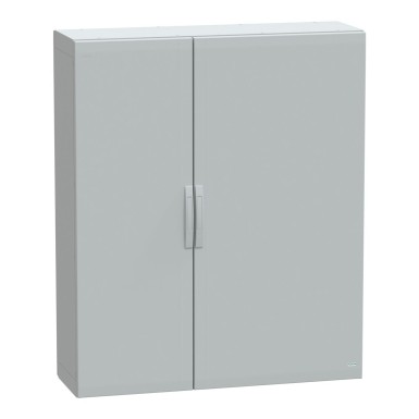 NSYPLA15124G - Floor standing polyester enclosure, Thalassa PLA, plain door, completely sealed, 1500x1250x420mm, IP65, IK10 - Schneider Electric - Floor standing polyester enclosure, Thalassa PLA, plain door, completely sealed, 1500x1250x420mm, IP65, IK10 - Schneider Electric - 0