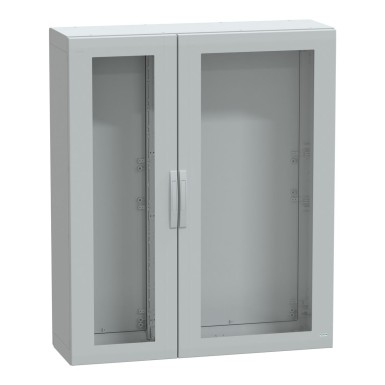 NSYPLA15124TG - Floor standing polyester enclosure, Thalassa PLA, glazed door, completely sealed, 1500x1250x420mm, IP65, IK08 - Schneider Electric - Floor standing polyester enclosure, Thalassa PLA, glazed door, completely sealed, 1500x1250x420mm, IP65, IK08 - Schneider Electric - 0