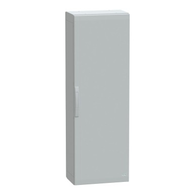 NSYPLA1553G - Floor standing polyester enclosure, Thalassa PLA, plain door, completely sealed, 1500x500x320mm, IP65, IK10 - Schneider Electric - Floor standing polyester enclosure, Thalassa PLA, plain door, completely sealed, 1500x500x320mm, IP65, IK10 - Schneider Electric - 0