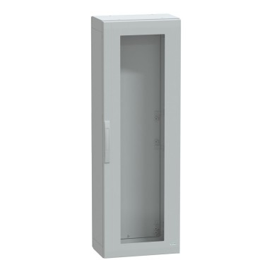 NSYPLA1553TG - Floor standing polyester enclosure, Thalassa PLA, glazed door, completely sealed, 1500x500x320mm, IP65, IK08 - Schneider Electric - Floor standing polyester enclosure, Thalassa PLA, glazed door, completely sealed, 1500x500x320mm, IP65, IK08 - Schneider Electric - 0