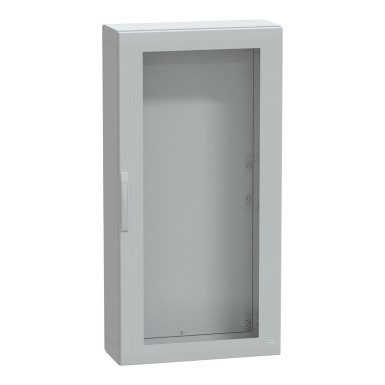 NSYPLA1573TG - Floor standing polyester enclosure, Thalassa PLA, glazed door, completely sealed, 1500x750x320mm, IP65, IK08 - Schneider Electric - Floor standing polyester enclosure, Thalassa PLA, glazed door, completely sealed, 1500x750x320mm, IP65, IK08 - Schneider Electric - 0