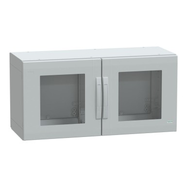 NSYPLA5104TG - Floor standing polyester enclosure, Thalassa PLA, glazed door, completely sealed, 500x1000x420mm, IP65, IK08 - Schneider Electric - Floor standing polyester enclosure, Thalassa PLA, glazed door, completely sealed, 500x1000x420mm, IP65, IK08 - Schneider Electric - 0