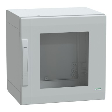 NSYPLA554TG - Floor standing polyester enclosure, Thalassa PLA, glazed door, completely sealed, 500x500x420mm, IP65, IK08 - Schneider Electric - Floor standing polyester enclosure, Thalassa PLA, glazed door, completely sealed, 500x500x420mm, IP65, IK08 - Schneider Electric - 0