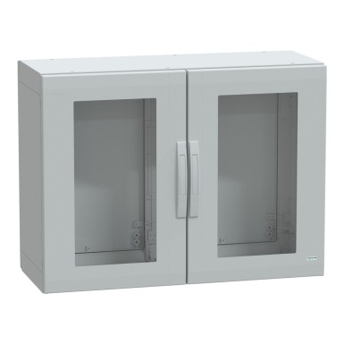 NSYPLA7104TG - Floor standing polyester enclosure, Thalassa PLA, glazed door, completely sealed, 750x1000x420mm, IP65, IK08 - Schneider Electric - Floor standing polyester enclosure, Thalassa PLA, glazed door, completely sealed, 750x1000x420mm, IP65, IK08 - Schneider Electric - 0