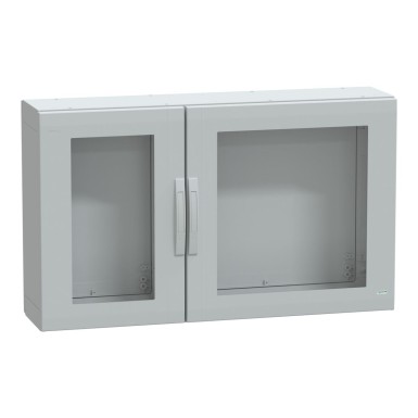 NSYPLA7123TG - Floor standing polyester enclosure, Thalassa PLA, glazed door, completely sealed, 750x1250x320mm, IP65, IK08 - Schneider Electric - Floor standing polyester enclosure, Thalassa PLA, glazed door, completely sealed, 750x1250x320mm, IP65, IK08 - Schneider Electric - 0