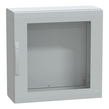 NSYPLA773TG - Floor standing polyester enclosure, Thalassa PLA, glazed door, completely sealed, 750x750x320mm, IP65, IK08 - Schneider Electric - Floor standing polyester enclosure, Thalassa PLA, glazed door, completely sealed, 750x750x320mm, IP65, IK08 - Schneider Electric - 0