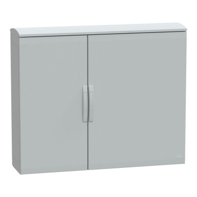 NSYPLAT10123G - Floor standing polyester enclosure, Thalassa PLA, plain door, ventilated canopy, 1000x1250x320mm, IP44, IK10 - Schneider Electric - Floor standing polyester enclosure, Thalassa PLA, plain door, ventilated canopy, 1000x1250x320mm, IP44, IK10 - Schneider Electric - 0