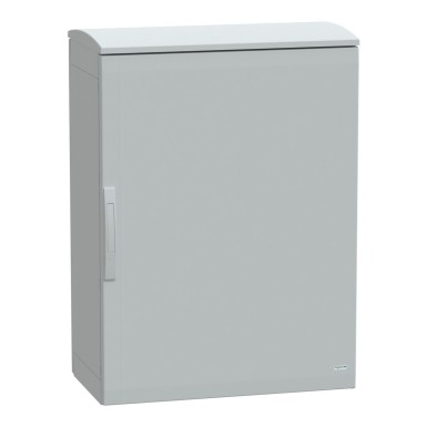 NSYPLAT1074G - Floor standing polyester enclosure, Thalassa PLA, plain door, ventilated canopy, 1000x750x420mm, IP44, IK10 - Schneider Electric - Floor standing polyester enclosure, Thalassa PLA, plain door, ventilated canopy, 1000x750x420mm, IP44, IK10 - Schneider Electric - 0