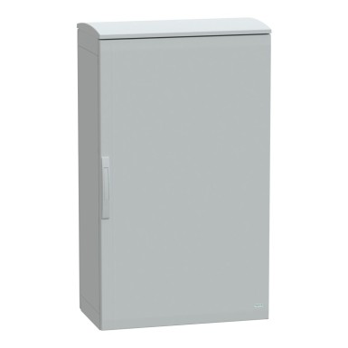 NSYPLAT1274G - Floor standing polyester enclosure, Thalassa PLA, plain door, ventilated canopy, 1250x750x420mm, IP44, IK10 - Schneider Electric - Floor standing polyester enclosure, Thalassa PLA, plain door, ventilated canopy, 1250x750x420mm, IP44, IK10 - Schneider Electric - 0