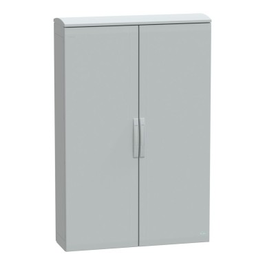 NSYPLAT15103G - Floor standing polyester enclosure, Thalassa PLA, plain door, ventilated canopy, 1500x1000x320mm, IP44, IK10 - Schneider Electric - Floor standing polyester enclosure, Thalassa PLA, plain door, ventilated canopy, 1500x1000x320mm, IP44, IK10 - Schneider Electric - 0