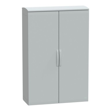 NSYPLAT15104G - Floor standing polyester enclosure, Thalassa PLA, plain door, ventilated canopy, 1500x1000x420mm, IP44, IK10 - Schneider Electric - Floor standing polyester enclosure, Thalassa PLA, plain door, ventilated canopy, 1500x1000x420mm, IP44, IK10 - Schneider Electric - 0