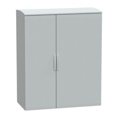 NSYPLAT15126G - Floor standing polyester enclosure, Thalassa PLA, plain door, ventilated canopy, 1500x1250x620mm, IP44, IK10 - Schneider Electric - Floor standing polyester enclosure, Thalassa PLA, plain door, ventilated canopy, 1500x1250x620mm, IP44, IK10 - Schneider Electric - 0