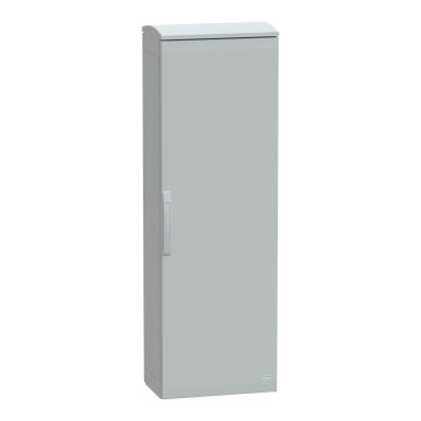 NSYPLAT1553G - Floor standing polyester enclosure, Thalassa PLA, plain door, ventilated canopy, 1500x500x320mm, IP44, IK10 - Schneider Electric - Floor standing polyester enclosure, Thalassa PLA, plain door, ventilated canopy, 1500x500x320mm, IP44, IK10 - Schneider Electric - 0