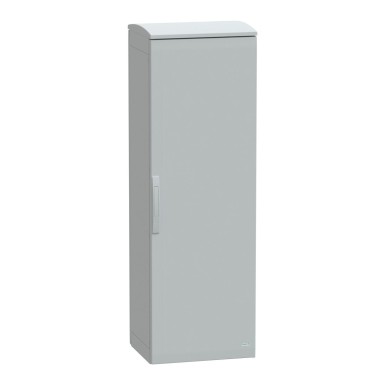 NSYPLAT1554G - Floor standing polyester enclosure, Thalassa PLA, plain door, ventilated canopy, 1500x500x420mm, IP44, IK10 - Schneider Electric - Floor standing polyester enclosure, Thalassa PLA, plain door, ventilated canopy, 1500x500x420mm, IP44, IK10 - Schneider Electric - 0