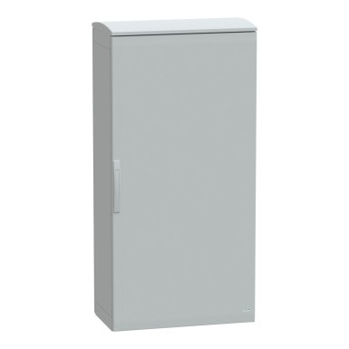 NSYPLAT1574G - Floor standing polyester enclosure, Thalassa PLA, plain door, ventilated canopy, 1500x750x420mm, IP44, IK10 - Schneider Electric - Floor standing polyester enclosure, Thalassa PLA, plain door, ventilated canopy, 1500x750x420mm, IP44, IK10 - Schneider Electric - 0